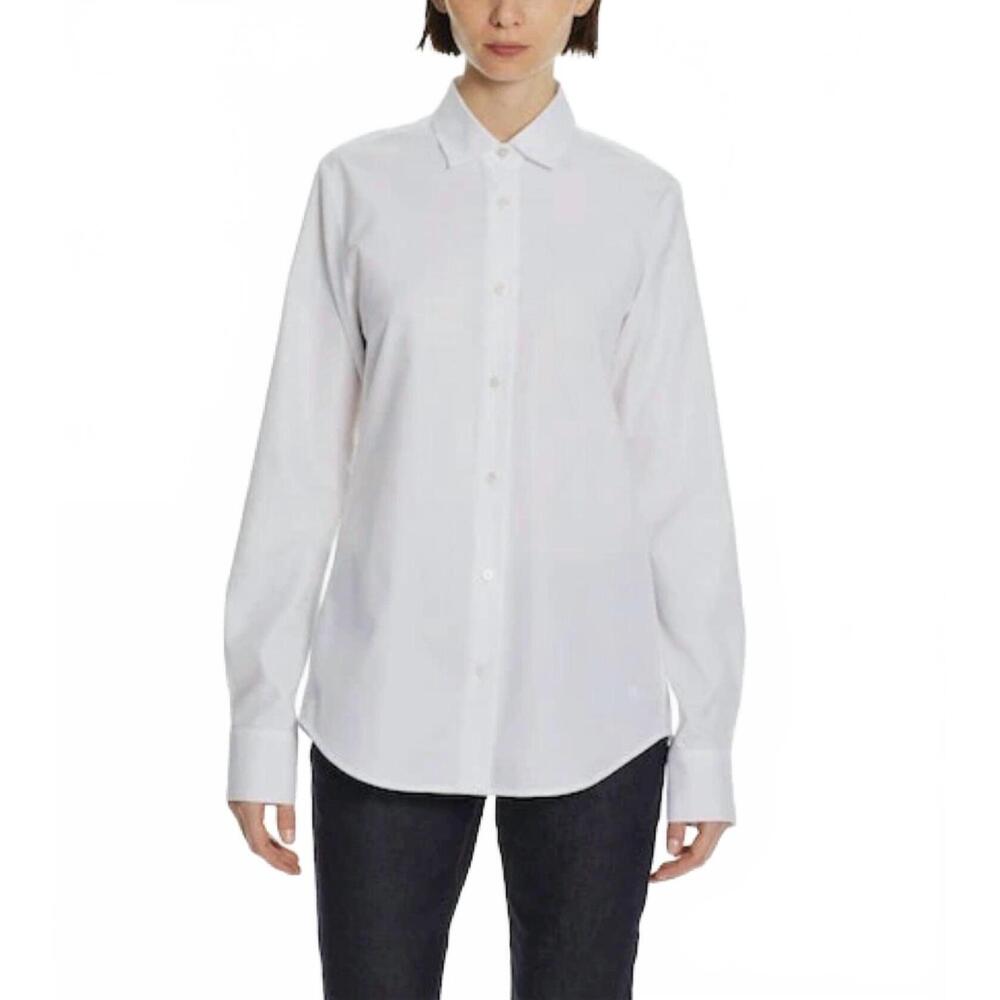 NEW LIS LAREIDA pauline stretch blouse in optical white